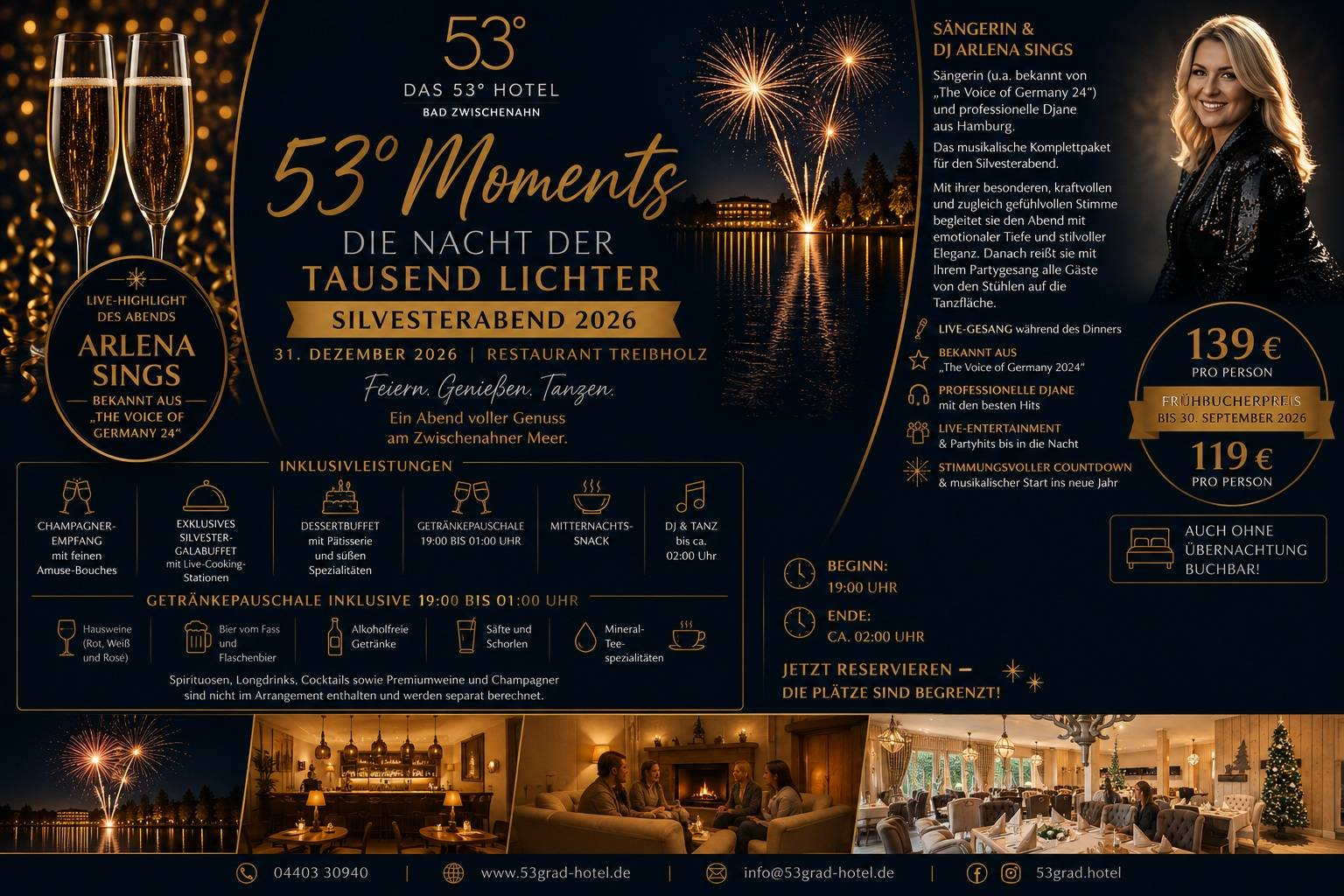 Silvesterabend 2026 53°Moments Die Nacht der tausend Lichter