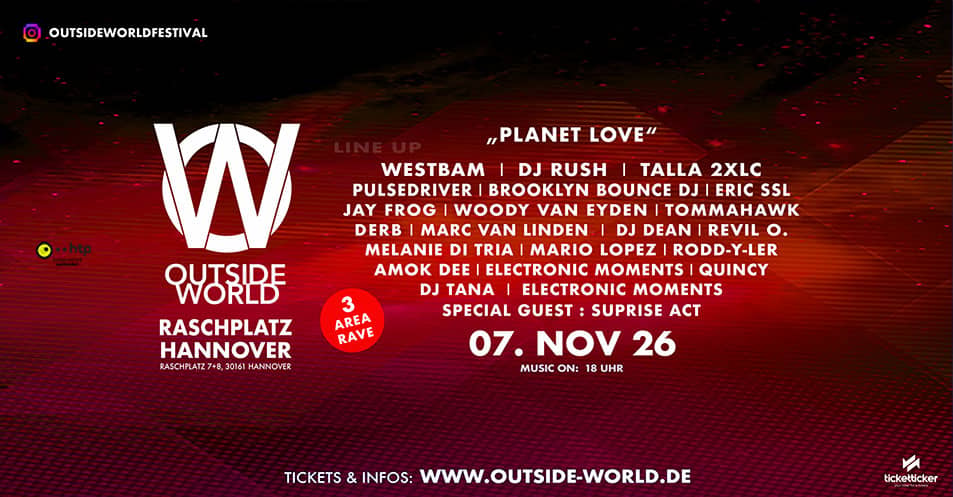 OUTSIDE WORLD FESTIVAL - HANNOVER pres. "PLANET LOVE"