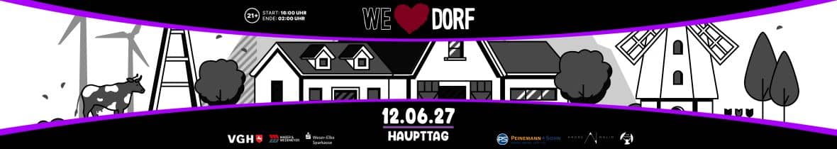 WE LOVE DORF - Samstag - 2027