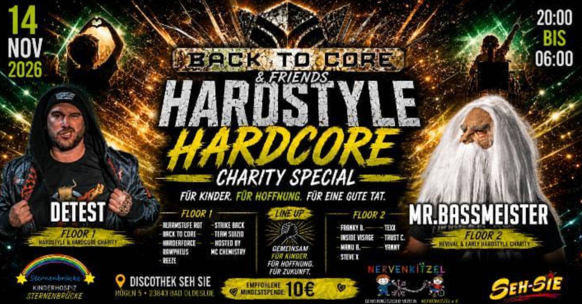 BACK TO CORE & FRIENDS – HARDSTYLE HARDCORE CHARITY SPECIAL